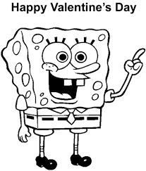 Spongebob Valentine S Day Coloring Spongebob Drawings Spongebob Coloring Cartoon Coloring Pages