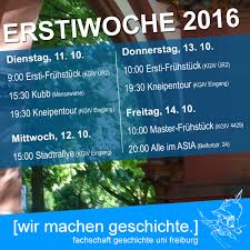 Последние твиты от jeremy freiburger (@freiburgerjer). Ersti Programm 2016 Fachschaft Geschichte Freiburg Www Fachschaftgeschichte De