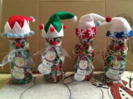 Christmas Elf Candy Jar Made From Coffee Creamer Containers Giant Paper Flower Tutorial Christmas Crafts Holiday Crafts