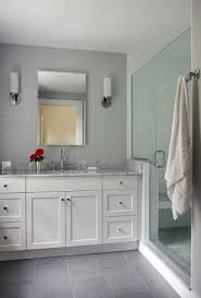 Porcelain subway floor and wall tile offers a unique, picket shape format that is great for bringing a contemporary look to any living space. Top 60 Best Grey Bathroom Tile Ideas Neutral Interior Designs