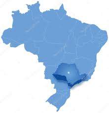 São paulo, rio de janeiro, belo horizonte, porto. Vektorgrafiken Sao Paulo Map Vektorbilder Sao Paulo Map Depositphotos