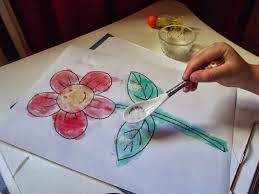 Sulu boya ile ip baskısı yapmayı hiç denediniz mi? Cocugumla Eglenirken Sulu Boya Ile Hangi Etkinlikler Yapilabilir