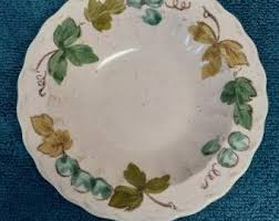 Kaiser All White Romantica Pattern Fruit Dessert Sauce Bowl Made in Germany 