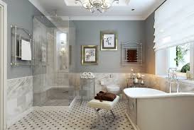 Metallic accents and a pop of pink complete the palette with tranquil elegance. Choosing The Best Four Colors For Your Bathroom Paint Esp Painting Portland Or