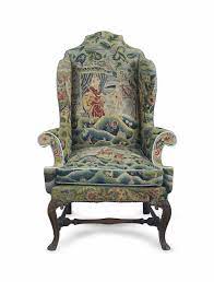c1710 a queen anne walnut and beech wing armchair circa 1710 price realised usd 62 500 wing chair winged armchair chair design