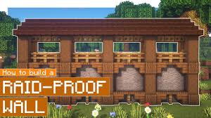 5.0 out of 5 stars. Minecraft How To Build A Raid Proof Wall Youtube