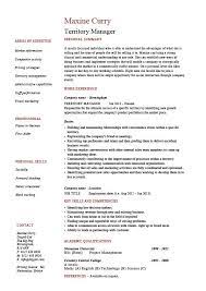 Use the sales manager resume objective to let your personality shine through. Territory Manager Resume Regional Job Description Sample Example Template Sales Marketing