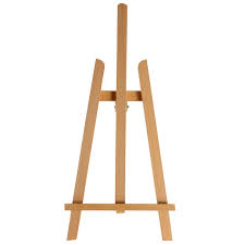 Wood Easel For Countertop Use Standard Tripod Design 7 5 X 16 5 Natural Wood Easel Artist Easel Easel