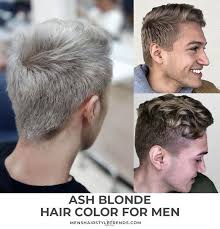 Once relegated to rebels and punks, the trend made a come back a few years ago among. Ash Blonde Hair Men Men Hair Color Brown Hair Men Mens Hair Colour