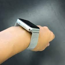 Apple Watch Series 3 38mm Black Band Apple Watch Series 5 4 3 2 Band Milanese Adjustable Mesh Loop Cuff Stainless Steel Bracelet Fits 38mm 40mm 42mm 44mm Apple Watch Bands Fashion Watch Bands Apple Watch Wristbands