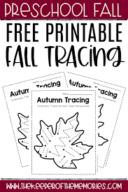 Name tracing sheets, perfect for preschool name tracing worksheets and name learning activities with optional font selection, making the name tracking generator and printable easy to use. Free Printable Tracing Fall Preschool Worksheets The Keeper Of The Memories