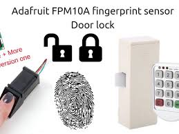 Fingerprint Door Lock Based On Fpm10a Fingerprint Door Lock Arduino Projects Door Lock System