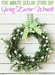 This item can be shipped for free to your local dollar tree or deals store, or you can choose to have this item shipped via ups directly to you (shipping fees apply). Five Minute Dollar Store Diy Spring Easter Wreath The Happy Housie