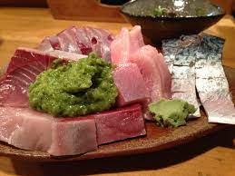 2013 2 高知 黒尊 刺身盛り合わせ ぶりぬたをたっぷりつけて食す 食す 刺身盛り合わせ 刺身