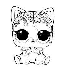 Lol Surprise Pet Coloring Purrrfect Spike Cool Coloring Pages Cute Coloring Pages Free Kids Coloring Pages