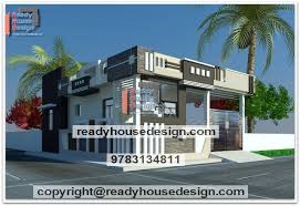 Office workstation plan cad blocks autocad dwg plan n design. 30 34 Ft Indian House Front Elevation Design Photo Single Floor Plan White And Grey Color P House Front Design Small House Front Design Front Elevation Designs