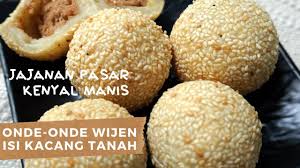 Resep onde onde mini & besar isi kacang hijau original dan kacang hijau keju| anti gagal. Cara Membuat Onde Onde Wijen Isi Kacang Tanah Youtube