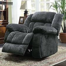 Grey Microfiber Big Man Rocker Glider Recliner Lazy Boy Chair Seat Barcalounger Lazy Boy Chair Boys Bedroom Furniture Lazy Boy Recliner