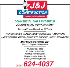 We did not find results for: J J Construction Contractors 220 Kaien Rd Prince Rupert Bc Phone Number