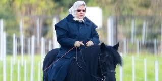 Horse five flakes every day. Queen Elizabeth Rides Her Horse At Age 94 At Windsor Castle