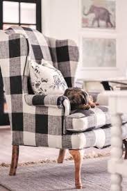 Black And White Buffalo Check Chair Covers Farmhouse Living Room Makeover Home Decor Love And Specs Plaid Living Room Farm House Living Room Black And White Living Room