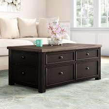 Tile top tables are fantastic options when you eat dinner together on the dinner table. Canora Grey Edmore Coffee Table With Storage Reviews Wayfair