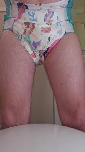 Wetting my dirty Rearz Mermaid Tales diaper - ThisVid.com на русском