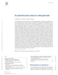Not all of these patients are schizophrenic. Pdf Psychoeducation Dans La Schizophrenie