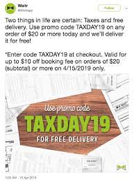 The visa gift card carries the visa logo like any other visa card, so. Waitr Promo Codes Deals Coupons Save In 2020 Gigworker Com