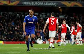 بالصور أولمبياكوس يصعق آرسنال بلدغة العربي