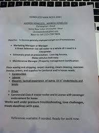 Avoid hiring a resume writing service with our free resume building tool. Would You Hire A Homeless Man With A Resume