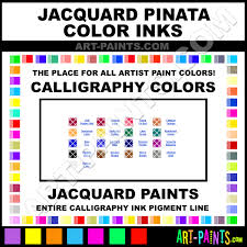 Sunbright Yellow Pinata Colors Calligraphy Ink Paints And