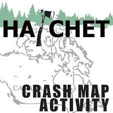 Hatchet Crash Map Activity By Gary Paulsen Map Activities Hatchet Novel Study Hatchet Book Study