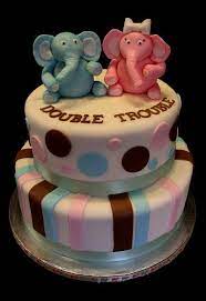 Double Trouble Babyshower Cake Twin Baby Shower Cake Baby Shower Cake Sayings Baby Shower Cakes