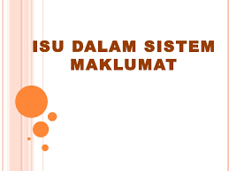 Smpk ialah sistem maklumat prasekolah kebangsaan. Isu Dalam Sistem Maklumat