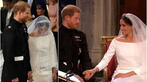 Wedding watchers hailed prince harry and meghan, saying the couple had thrown the royal family into the 21st century with their modern ceremony that included a gospel choir and charismatic american bishop. In Pictures Royal Couple Prince Harry Meghan Markle S Look On Their Wedding Day
