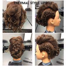 Thermal Style Updo Hair Hair Styles Beauty
