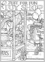 When the printable bible coloring page has loaded, click on the print icon to print it. Creative Haven Main Street Coloring Book 6 Sample Pages Detailed Coloring Pages Creative Haven Coloring Books Dover Coloring Pages