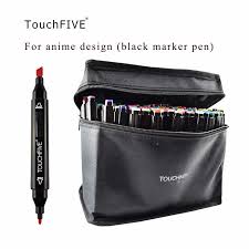 3d pen artist on instagram: Original Touchfive Single Black Acrylic Art Marker Dual Head Alcohol Sketch Markers Pen For Artist 3d Drawing Manga Design Art Art Markers Aliexpress