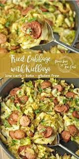 Fried Cabbage With Kielbasa Peace Love And Low Carb Recipe Keto Recipes Dinner Keto Recipes Easy Recipes