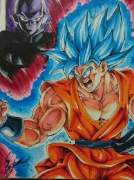 Goku Vs Hit Dragon Ball Artwork Dragon Ball Art Dragon Ball Goku