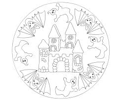 Ausmalbilder Halloween Mandala Für Kinder Free