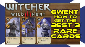 Check spelling or type a new query. The Witcher 3 Best 3 Rare Cards Gwent Youtube