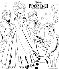 Plus, it's an easy way to celebrate each season or special holidays. Disney Frozen 2 Coloring Pages Printable
