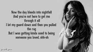 We did not find results for: Camila Cabello Someone You Loved Lyrics Lewis Capaldi Cover Youtube