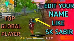 Type your nick in the text box: Free Fire How To Change Odd Name Into Stylish Font Text Like Sk Sabir Boss Youtube