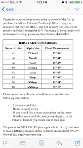 Adidas Hockey Jersey Size Chart