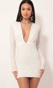 Peyton Sparkling Plunge Dress In Ivory Gold In 2020 Plunging Neckline Dress Short Plunge Dress Tight Dresses