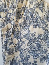 Black And Cream Toile Curtains Waverly Garden Toile Curtain Panel Cream Blue Floral 40 X 82 Waverly Frenchcountry Home Decor Catalogs Home Decor Styles Toile