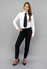 See more ideas about style, fashion, my style. Women Wearing Ties Formal Wear Women White Shirt Outfits
